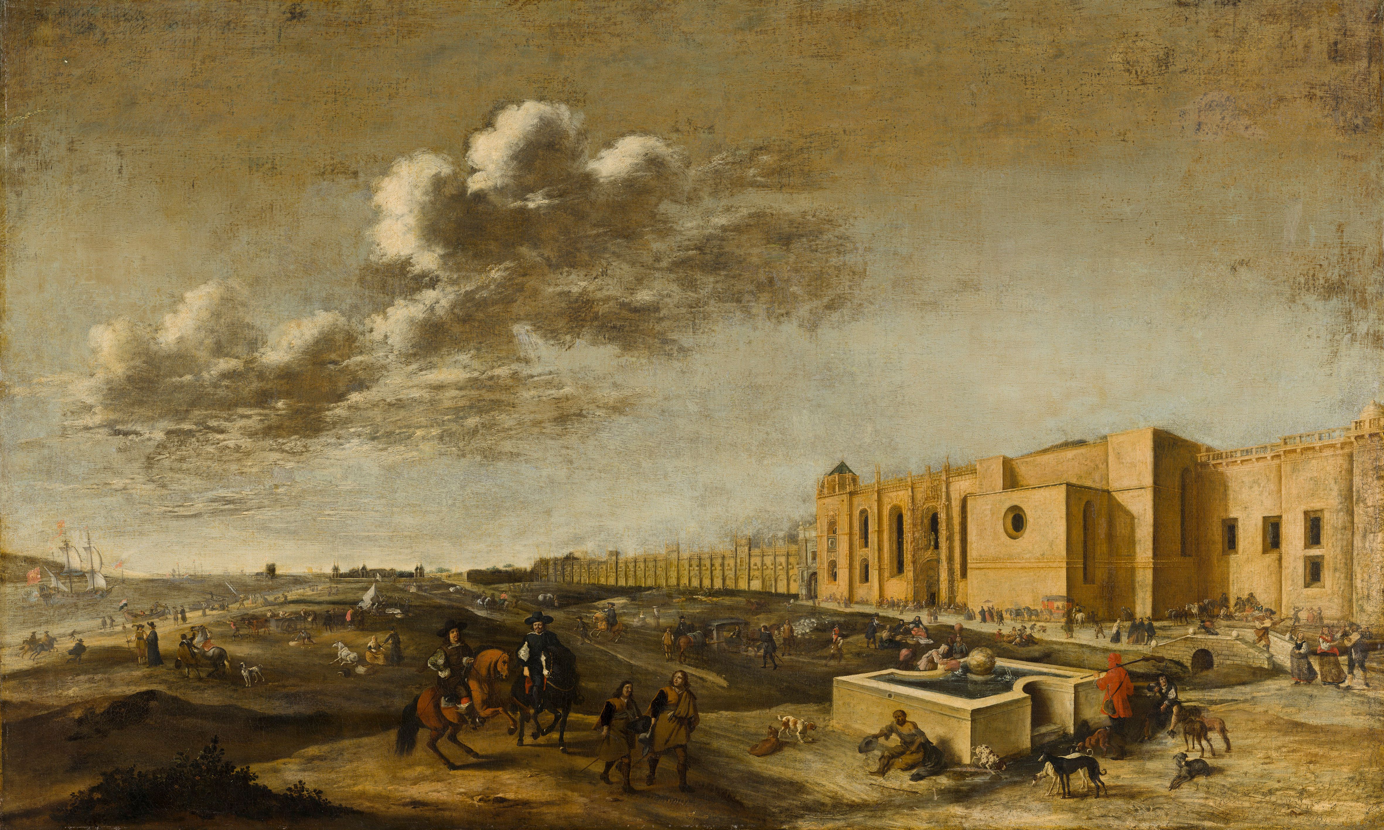 Dirck_Stoop_-_View_of_Belem_Monastery_near_Lisbon_-_172_-_Mauritshuis.jpg